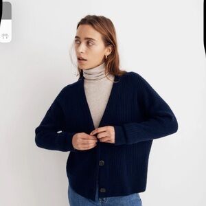 Madewell Deep Blue Women's Cardigan